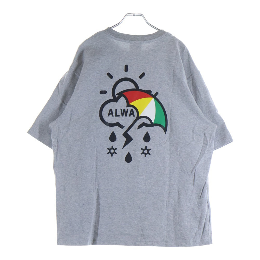 ALWAYTH(オルウェイス) 22SS×Arnold Palmer アーノルドパーマー 刺繍ロゴ クルーネック 半袖Tシャツ カットソー ホワイト AWXP-22SS-004