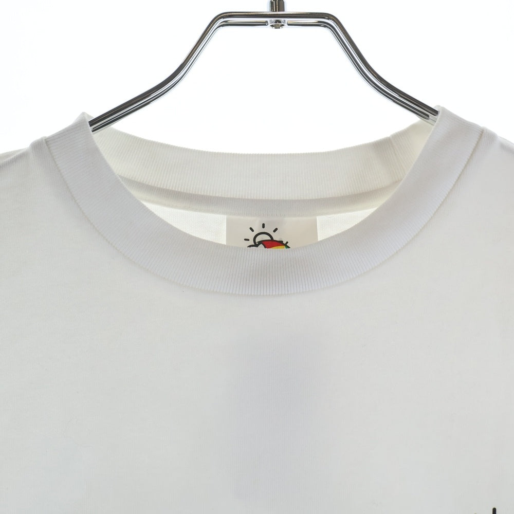 ALWAYTH(オルウェイス) 22SS×Arnold Palmer アーノルドパーマー 刺繍ロゴ クルーネック 半袖Tシャツ カットソー ホワイト AWXP-22SS-004