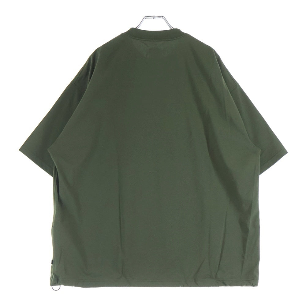 DAIWA PIER39(ダイワ ピアサーティナイン) Drawstring Tee ドローストリング クルーネック 半袖Tシャツ カットソー カーキ BE-37023