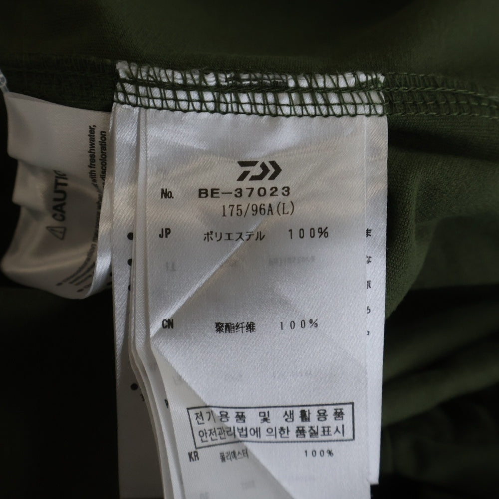 DAIWA PIER39(ダイワ ピアサーティナイン) Drawstring Tee ドローストリング クルーネック 半袖Tシャツ カットソー カーキ BE-37023