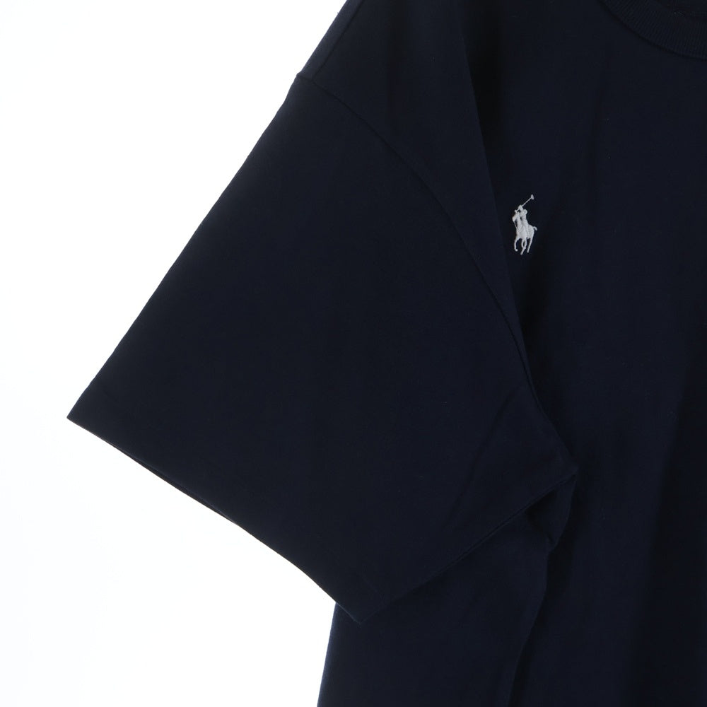 POLO RALPH LAUREN(ポロラルフローレン) ×BEAMS別注 刺繍ロゴ クルーネック 半袖Tシャツ カットソー ネイビー