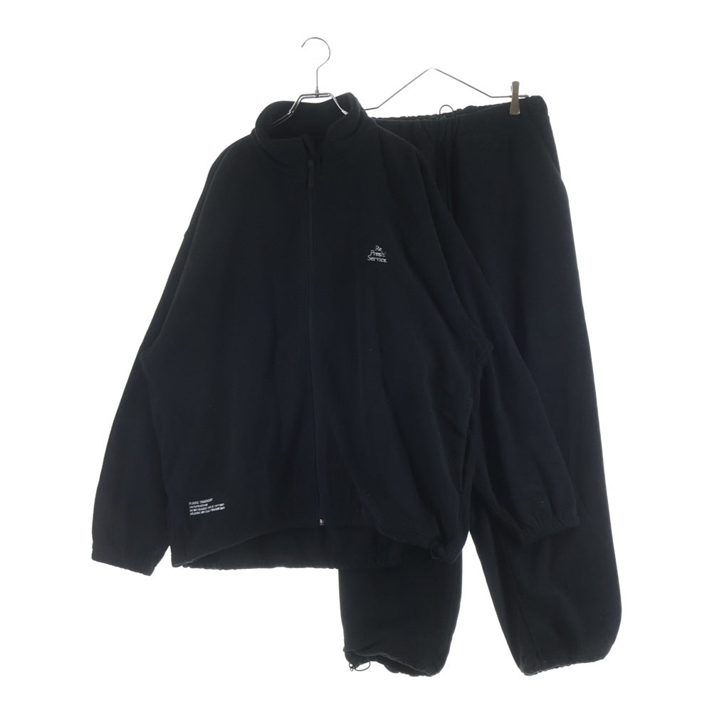 FreshService(フレッシュサービス) FLEECE TRACK SUIT フリース トラック スーツ セットアップ ブラック FSW-23-ST_261