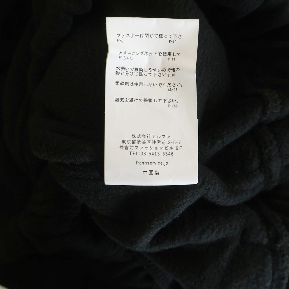 FreshService(フレッシュサービス) FLEECE TRACK SUIT フリース トラック スーツ セットアップ ブラック FSW-23-ST_261