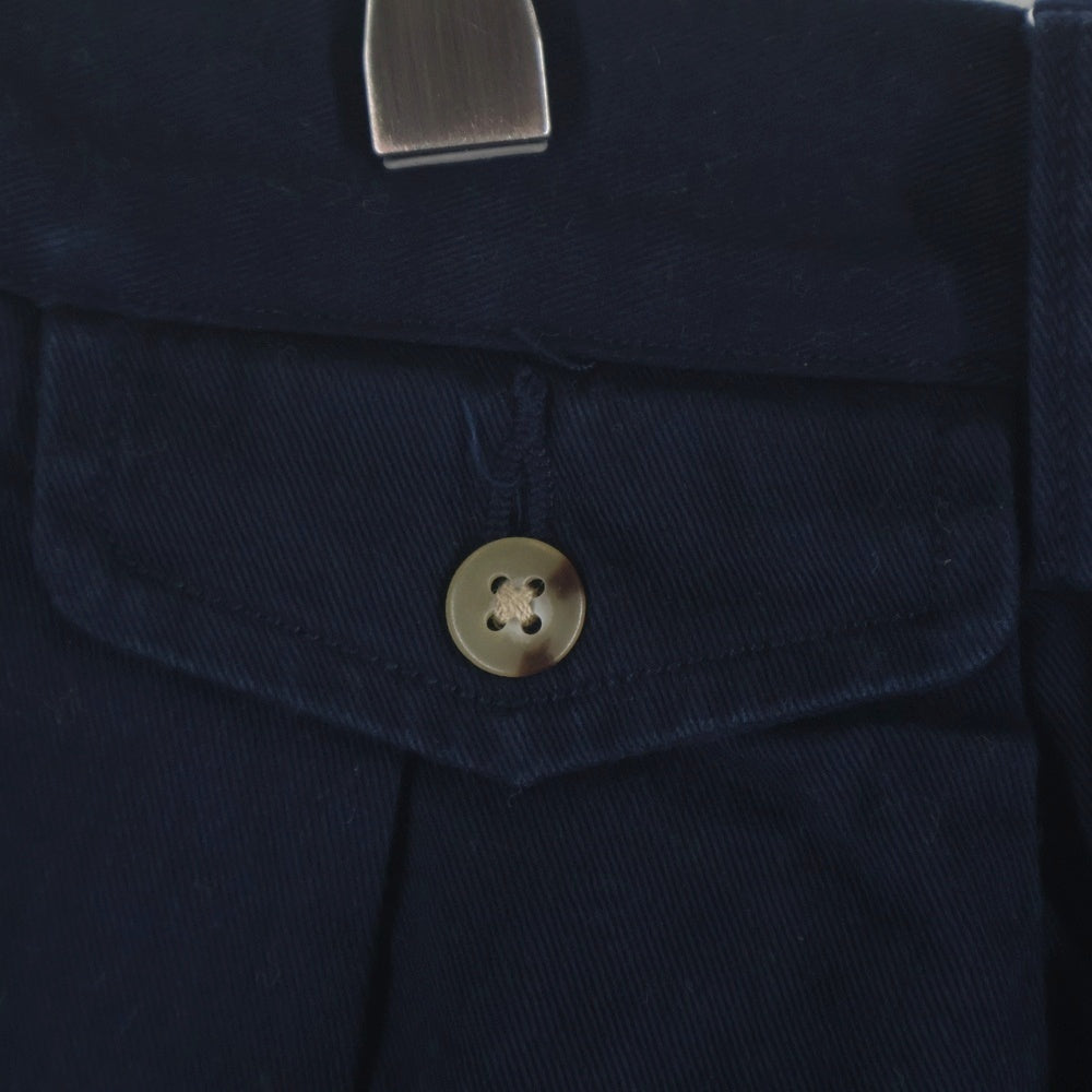 POLO RALPH LAUREN(ポロラルフローレン) ×BEAMS別注 刺繍ロゴ ハーフパンツ ネイビー