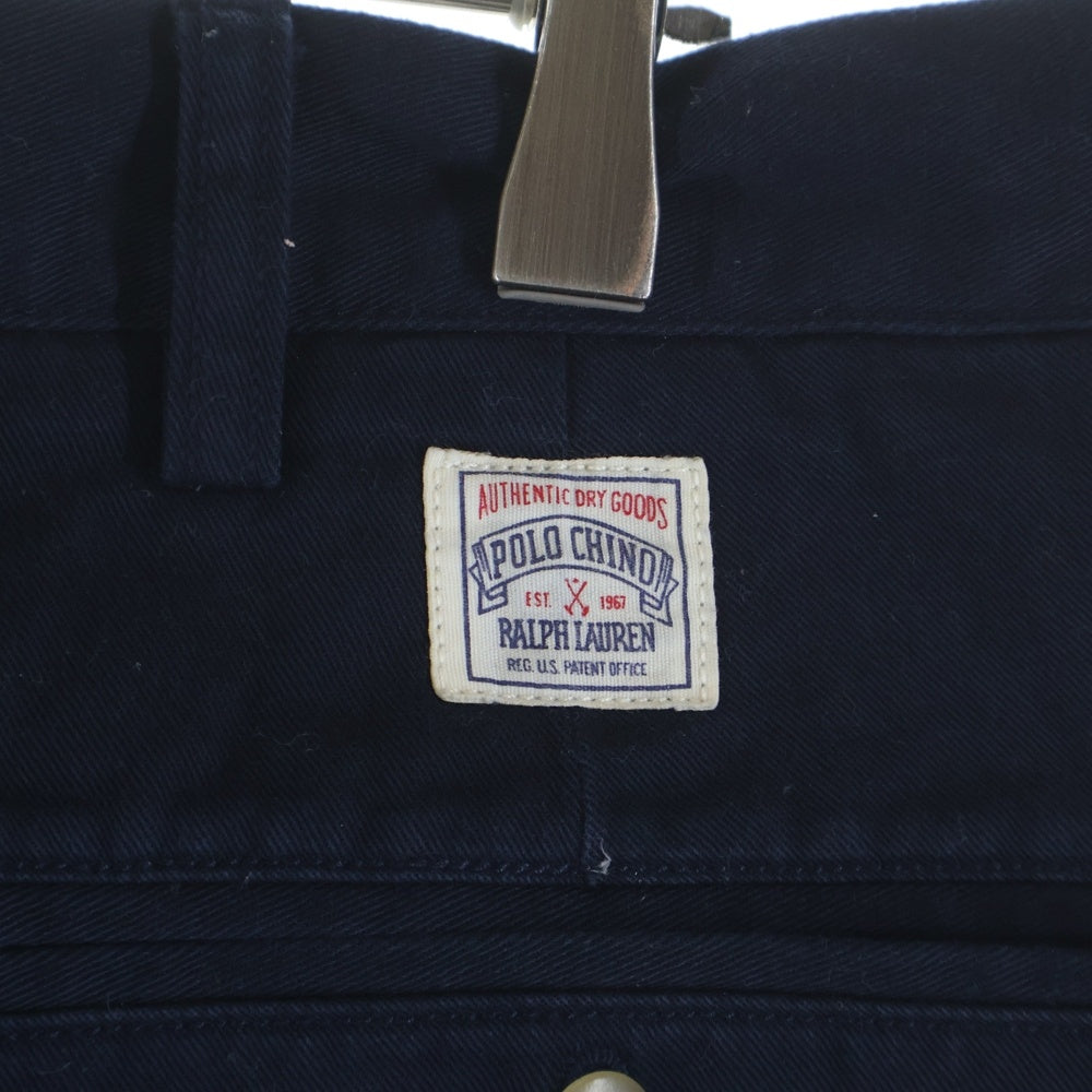 POLO RALPH LAUREN(ポロラルフローレン) ×BEAMS別注 刺繍ロゴ ハーフパンツ ネイビー