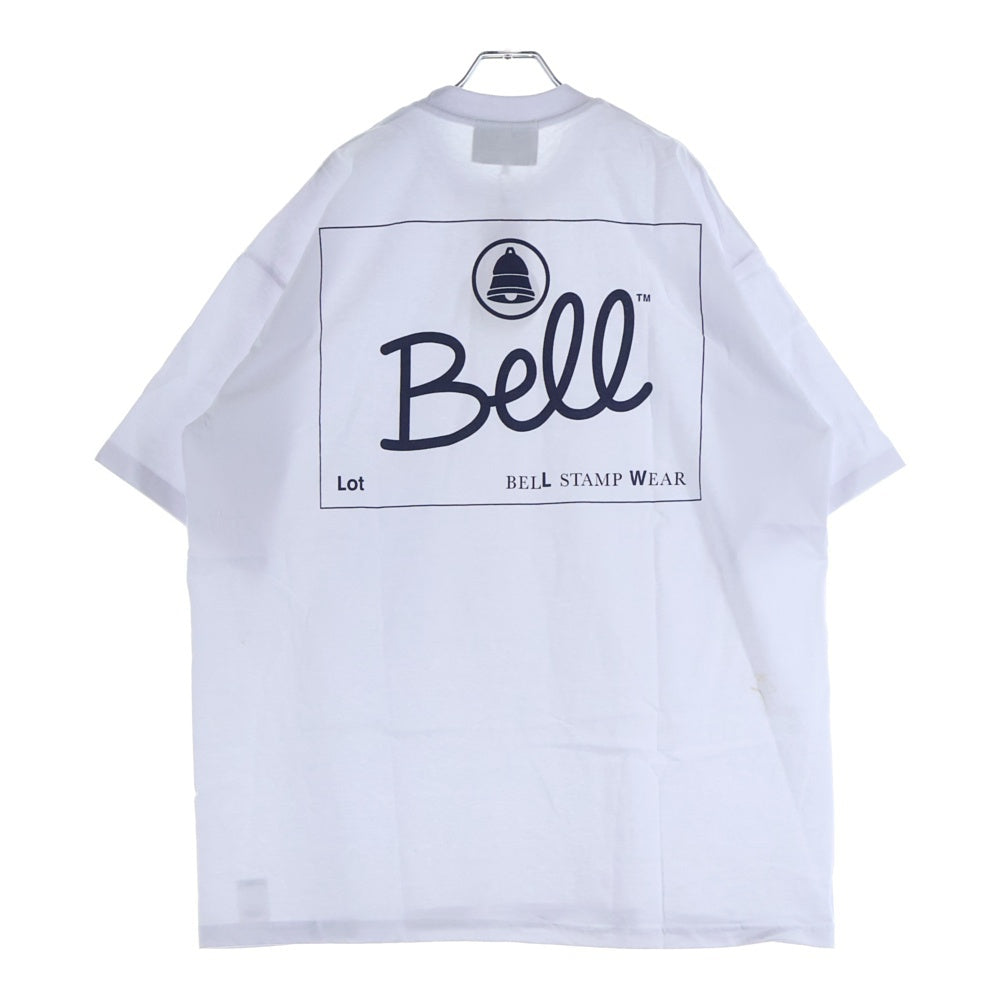 NO BRAND(ノーブランド) BELL STAMP WEAR ベルスタンプ ウェア 22SS バックロゴ プリント クルーネック 半袖Tシャツ カットソー 22S-BSW05