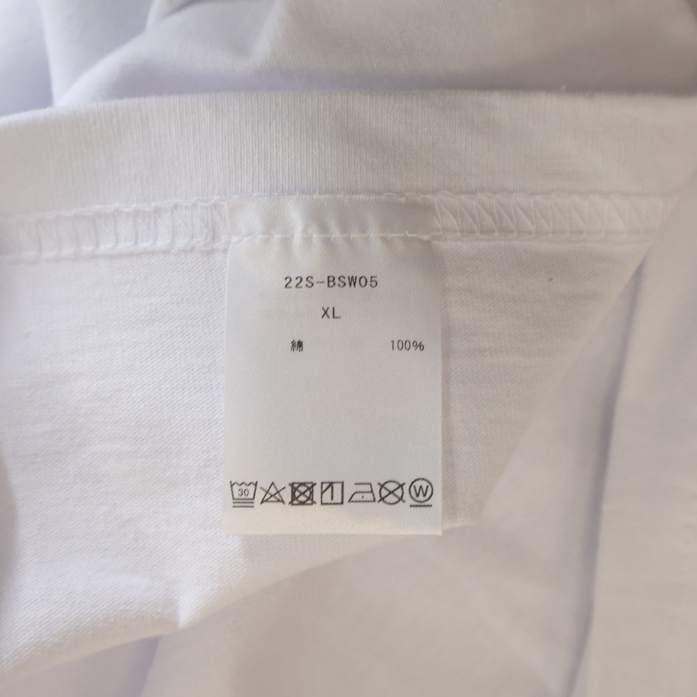 NO BRAND(ノーブランド) BELL STAMP WEAR ベルスタンプ ウェア 22SS バックロゴ プリント クルーネック 半袖Tシャツ カットソー 22S-BSW05