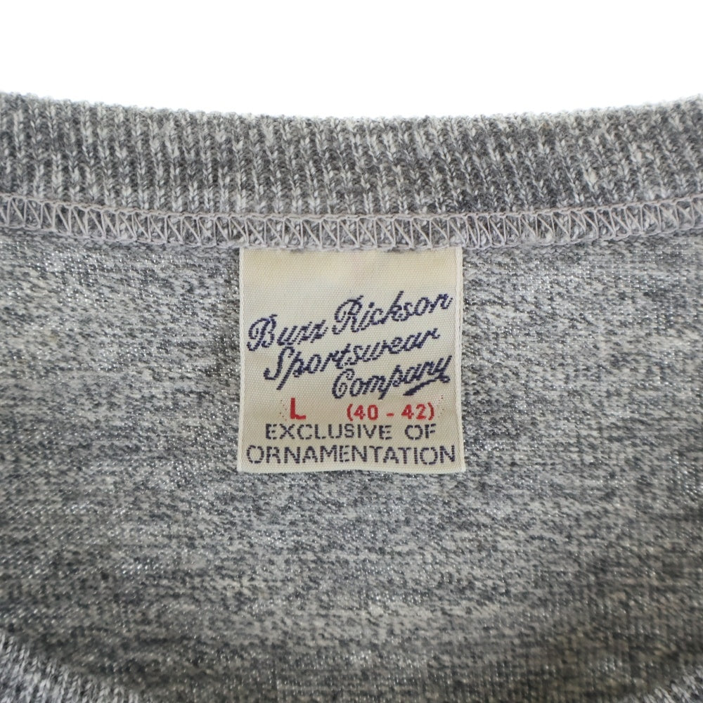 Buzz Rickson's(バズリクソンズ) ×BEAMS別注 USAFAプリント クルーネック 半袖Tシャツ カットソー グレー BR79203BM