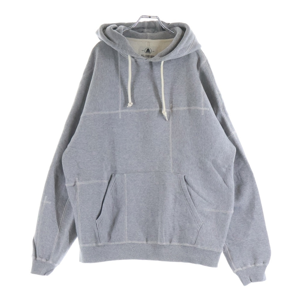 NO BRAND(ノーブランド) BELL STAMP WEAR ベルスタンプ ウェア 22SS フランケン プルオーバー パーカー グレー 22S-BSW02