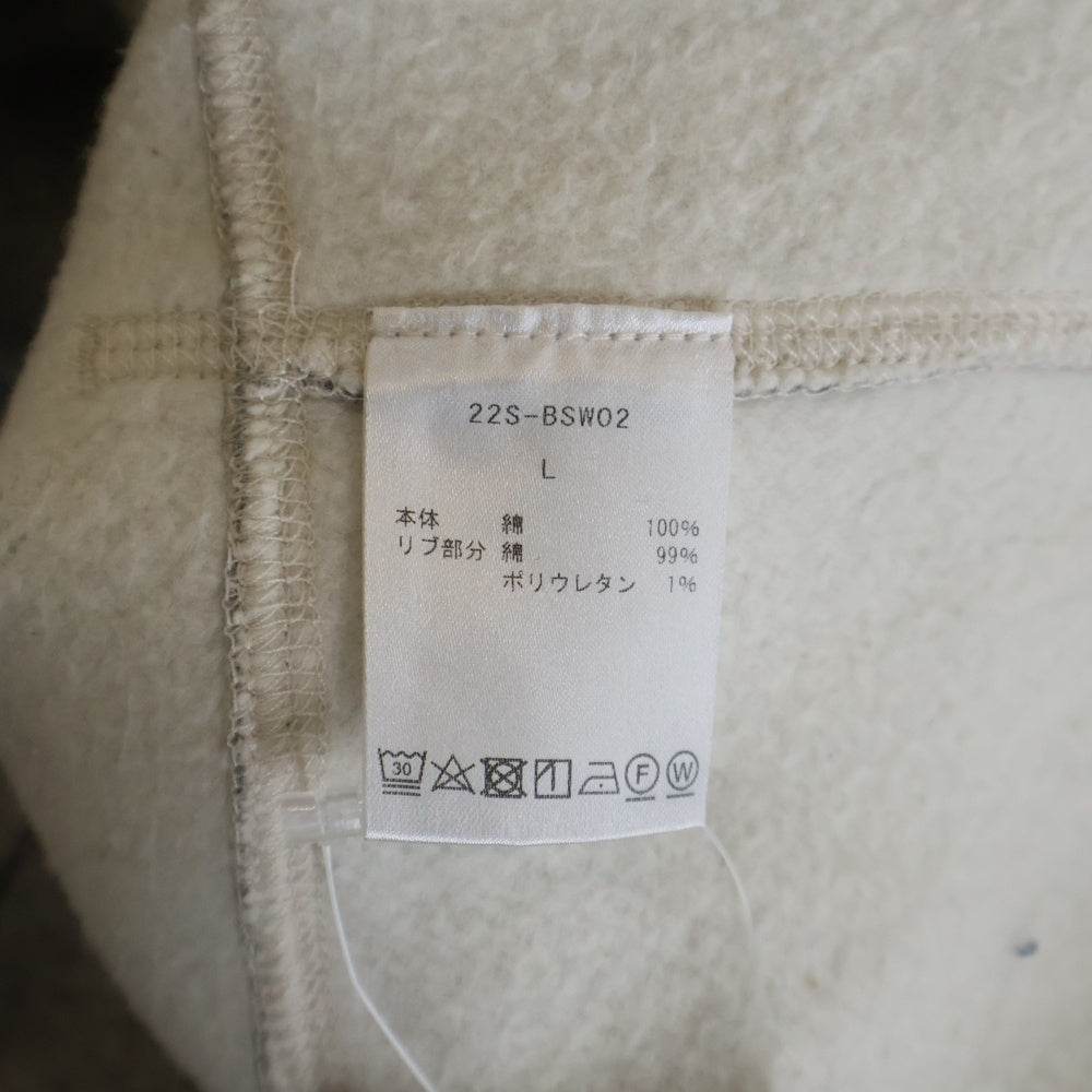 NO BRAND(ノーブランド) BELL STAMP WEAR ベルスタンプ ウェア 22SS フランケン プルオーバー パーカー グレー 22S-BSW02