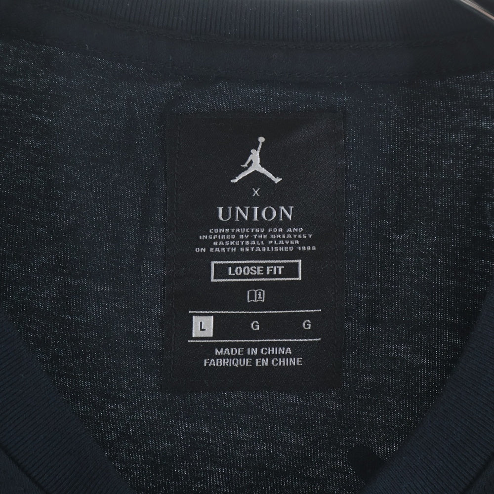 NIKE(ナイキ) ×Union Reverse Dunk Tee ユニオン リバース ダンク クルーネック 半袖Tシャツ カットソー ブラック CZ1457-010