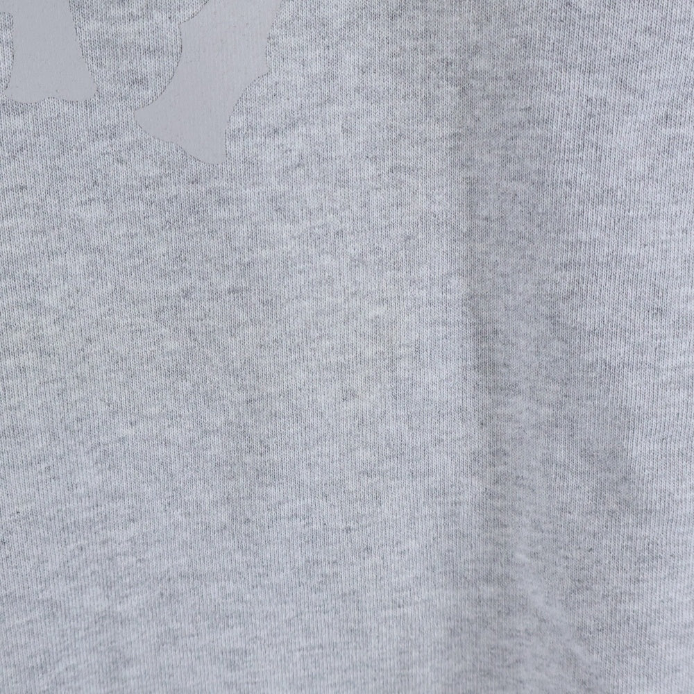 STABRIDGE(スタブリッジ) STABRIDGE スタブリッジ フロントプリント クルーネック 長袖スウェットトレーナー ホワイト