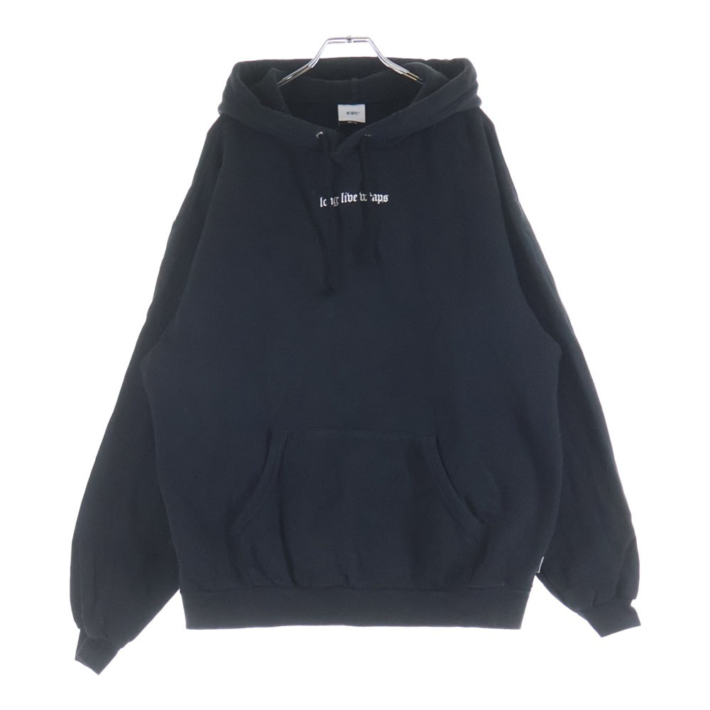 WTAPS(ダブルタップス) 21AW LLW ロゴ プルオーバー パーカーブラック 212ATDT-HP01S