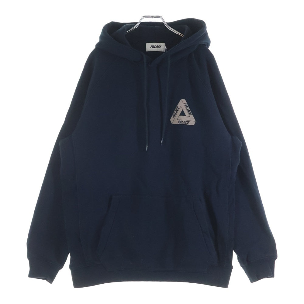 Palace Skateboards(パレススケートボーズ) SLUB HOOD ロゴプリントプルオーバーパーカー ネイビー