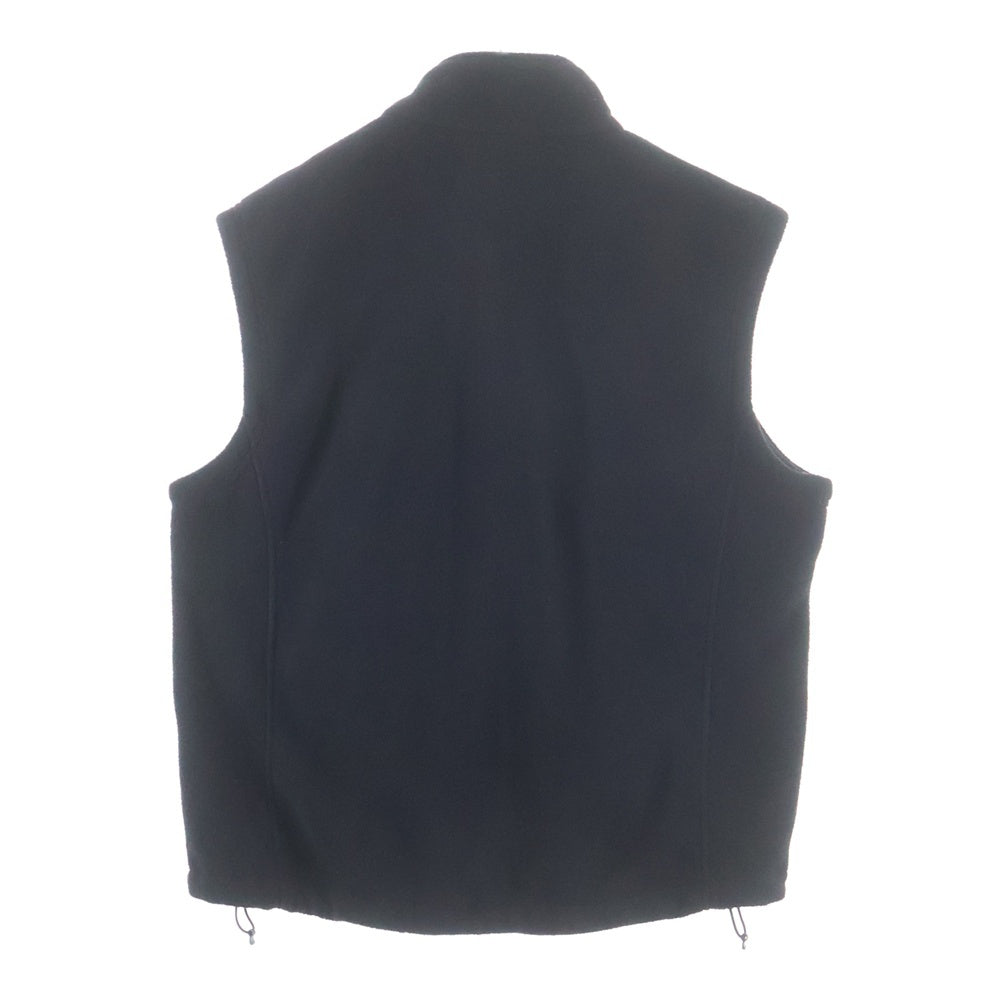 700fill(700フィル) SMALL PAYMENT LOGO FLEECE VEST スモールペイメント ロゴ フリース ベスト ブラック