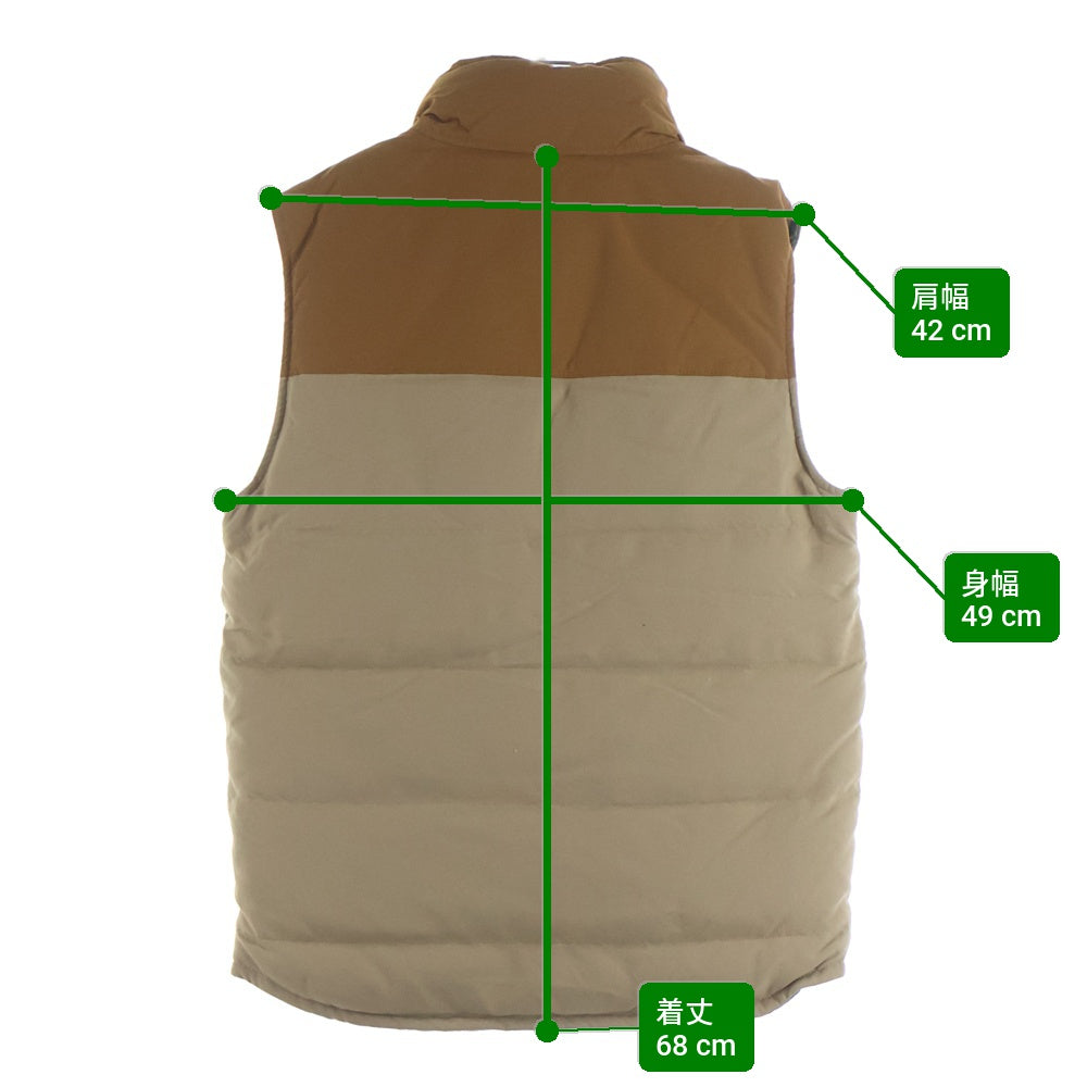 PATAGONIA(パタゴニア) REVERSIBLE BIVY DOWN VEST リバーシブル ビビー ダウン ベスト ベージュ 27587