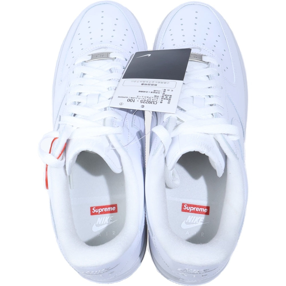 NIKE(ナイキ) ×SUPREME AIR FORCE 1 LOW シュプリーム エアフォース ローカットスニーカー ホワイト US10/28cm CU9225-100