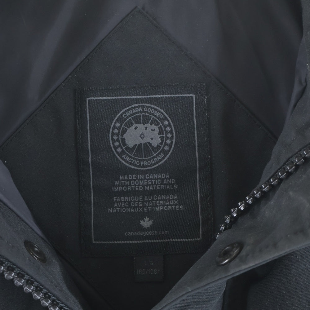 CANADA GOOSE(カナダグース) 23AW GARSON VEST ガーソンベスト ジップアップ ダウンベスト ブラック 4151MB