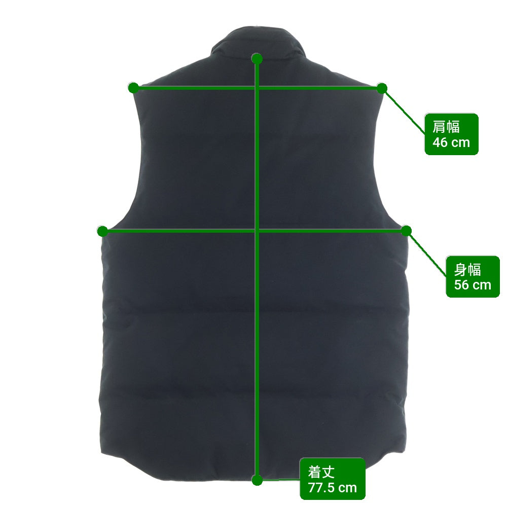 CANADA GOOSE(カナダグース) 23AW GARSON VEST ガーソンベスト ジップアップ ダウンベスト ブラック 4151MB