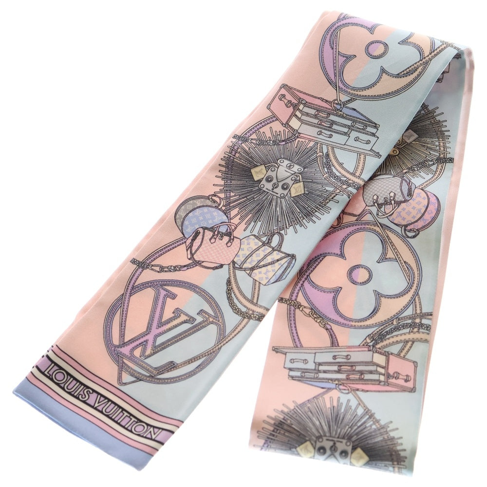 LOUIS VUITTON(ルイヴィトン) 総柄 バンドー オールイン LVスカーフ ピンク M77000 レディース