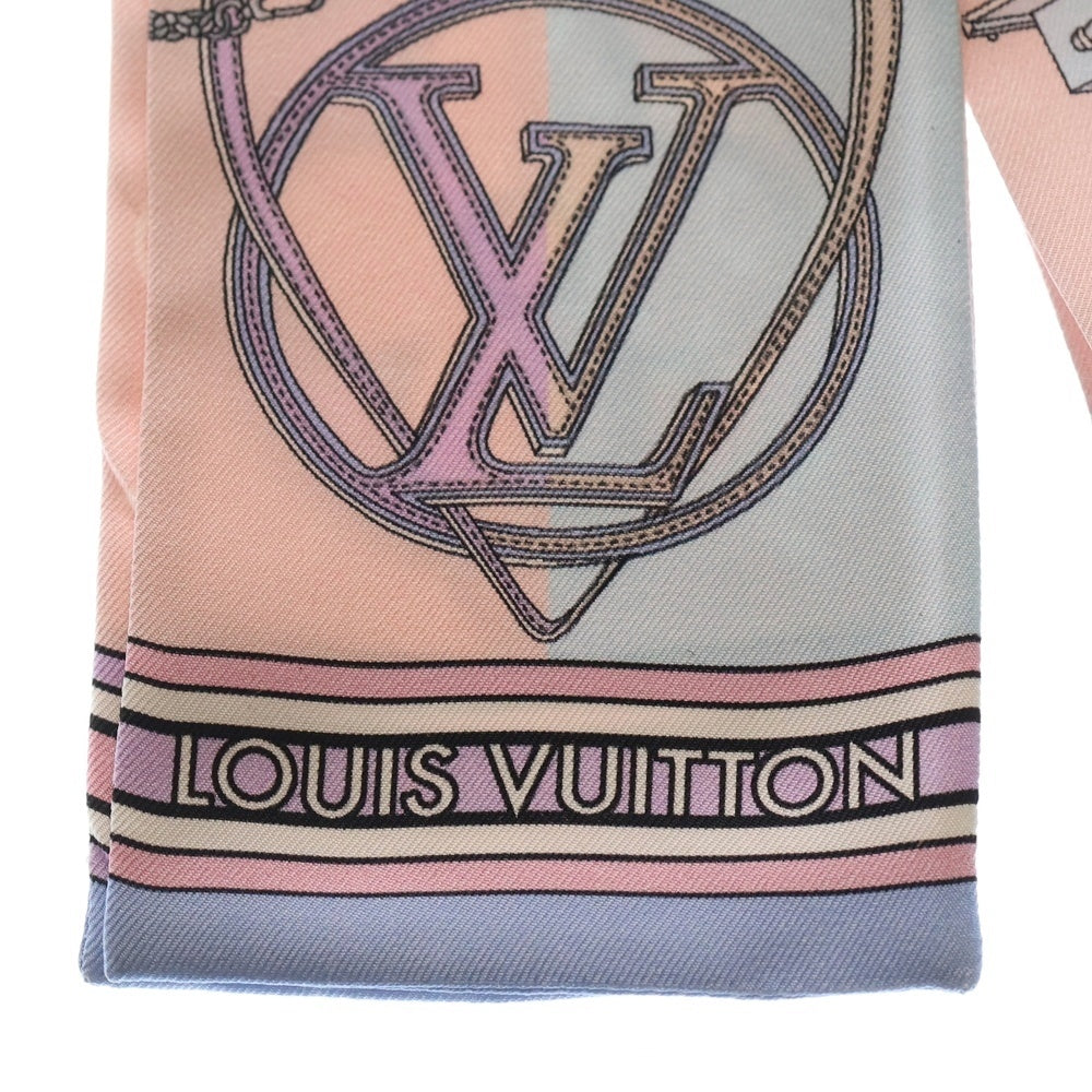LOUIS VUITTON(ルイヴィトン) 総柄 バンドー オールイン LVスカーフ ピンク M77000 レディース