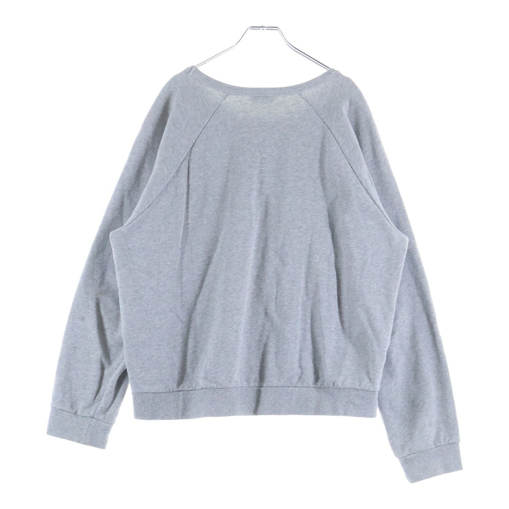 CELINE(セリーヌ) 23AW フロントロゴ刺繍 クルーネック長袖スウェットトレーナー グレー レディース 2Y28D670Q.09HA