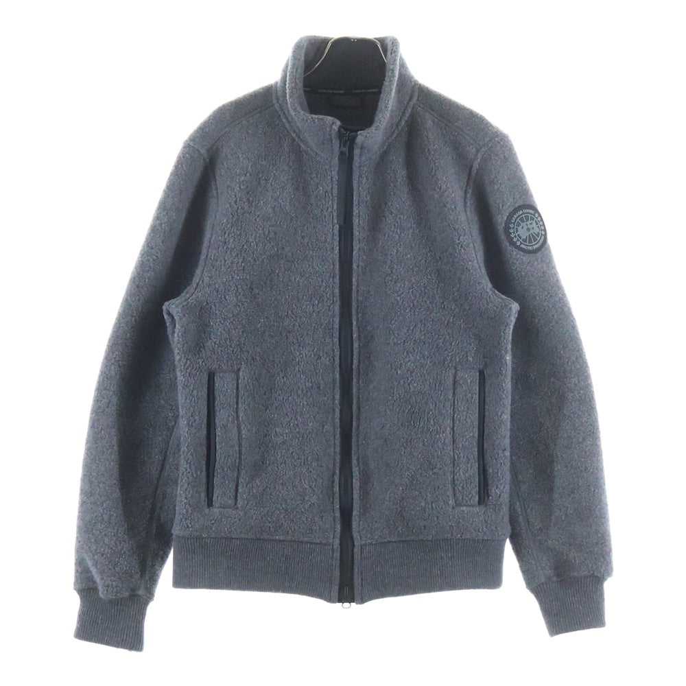 CANADA GOOSE(カナダグース) Lawson Jacket Kind Fleece ローソンジ 肩ロゴパッチ フリースジャケット グレー 7049MB