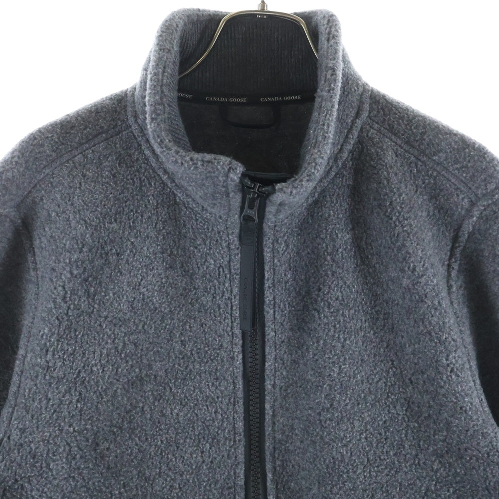 CANADA GOOSE(カナダグース) Lawson Jacket Kind Fleece ローソンジ 肩ロゴパッチ フリースジャケット グレー 7049MB
