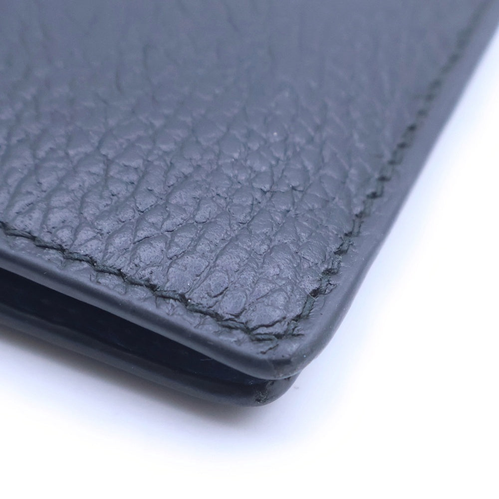 GUCCI(グッチ) インターロッキン Gロゴ 二つ折り財布 ブラック 610466