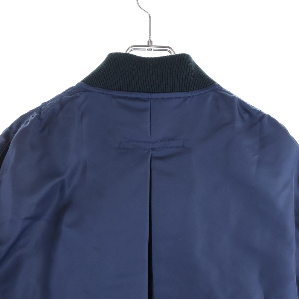 Sacai(サカイ) 18SS 刺繍総柄 ジップアップ ジャケット ブラック/ネイビー レディース18-04085