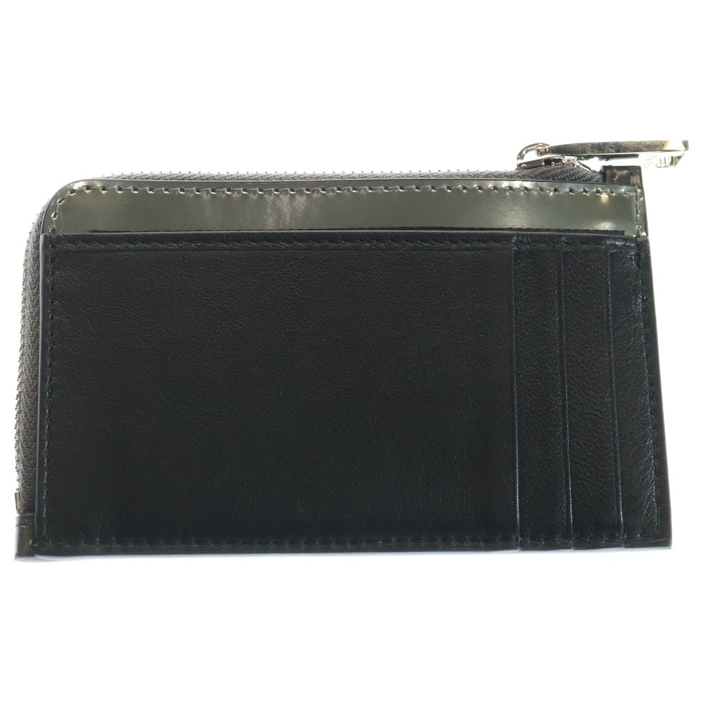 DIOR(ディオール) xKAWS Calfskin Bee Print Card Holder カウズ クリアスキン ビー プリント カード ホルダー シルバー レディース