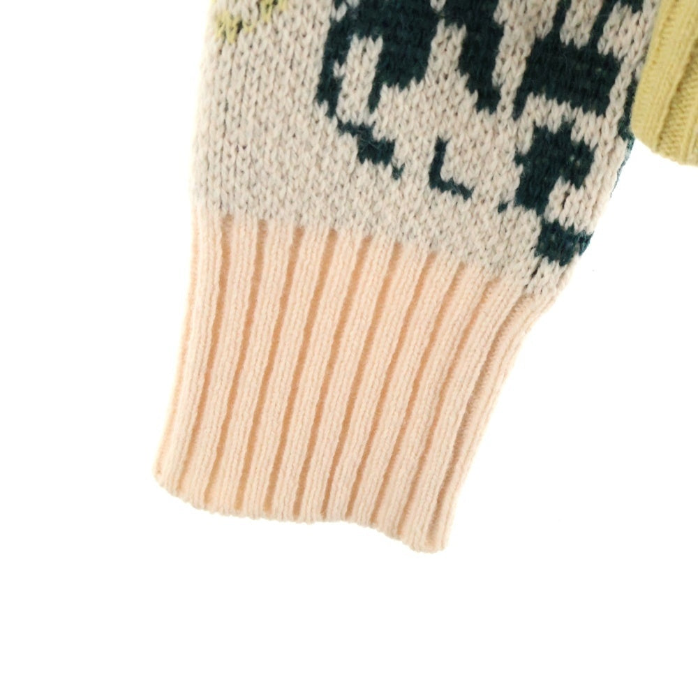 Sacai(サカイ) 16AW ドライバーズ ジップアップ ニットジャケット ベージュ レディース 16-02883