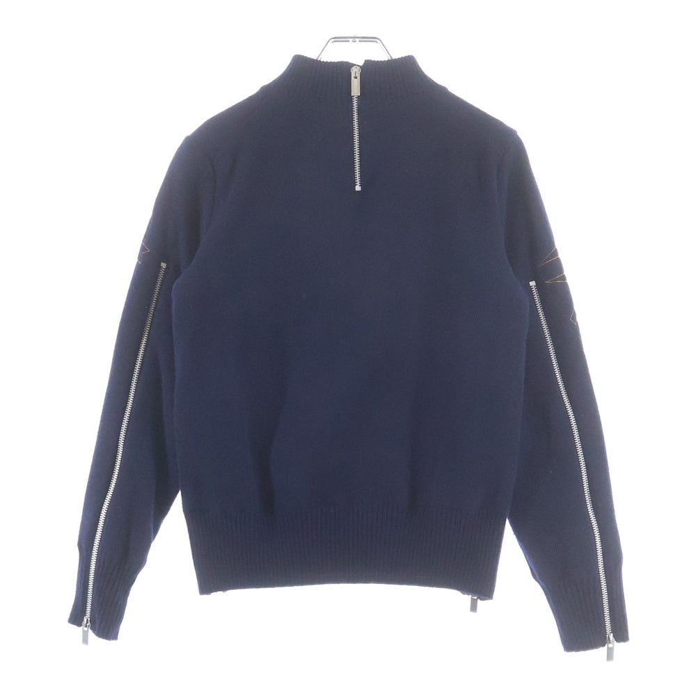 Sacai(サカイ) 16AW デザイナーズ サイドジップ モックネック 長袖
