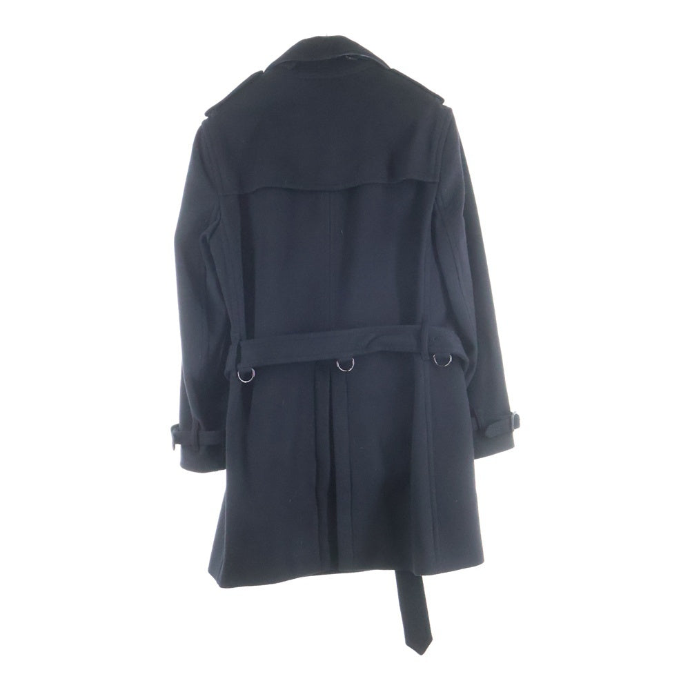 BURBERRY LONDON(バーバリーロンドン) カシミヤ混 ウールコート ブラック 3760789