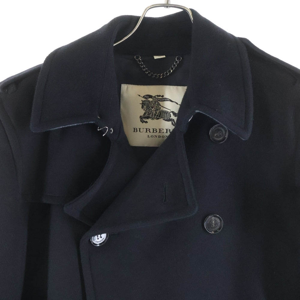 BURBERRY LONDON(バーバリーロンドン) カシミヤ混 ウールコート ブラック 3760789