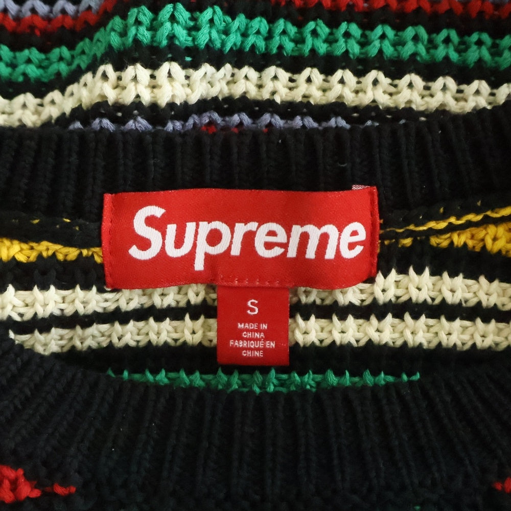 SUPREME(シュプリーム) 23AW Small Box Ribbed Sweater スモールボックスロゴ 長袖リブセーター マルチカラー