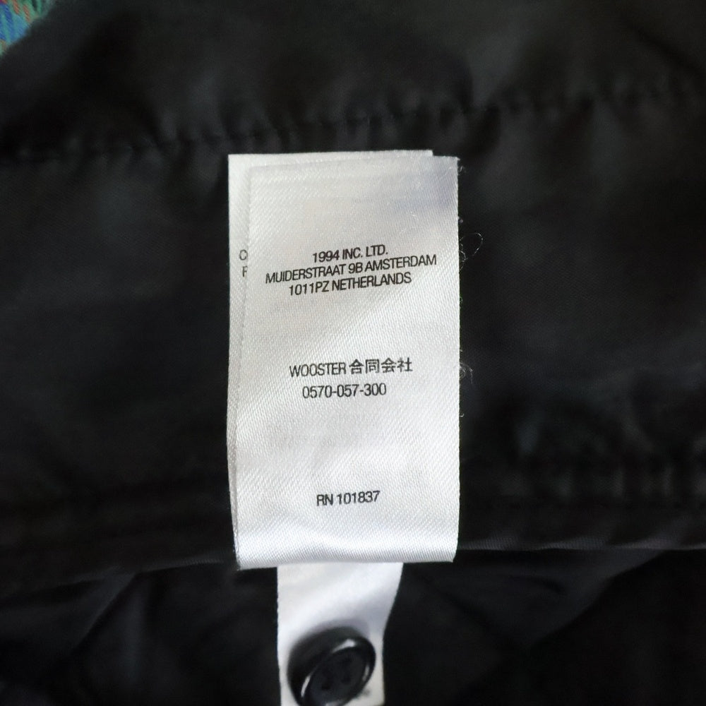 SUPREME(シュプリーム) Quilted Plaid Flannel Shirt キルティング フランネル 長袖シャツ ブルー/マルチカラー