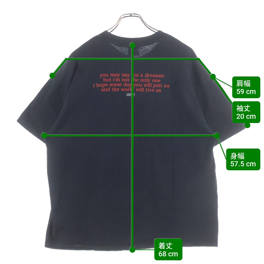 VINTAGE(ヴィンテージ) 90S JOHN LENNON NEW YORK CITY TEE ジョンレノン ニューヨーク シティ 半袖Tシャツ カットソー ブラック