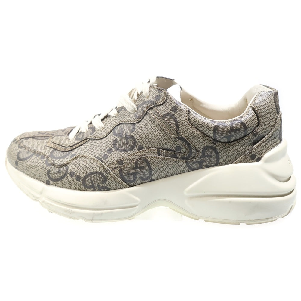 GUCCI(グッチ) RHYTON リフトン GGスプリームローカットスニーカー ブラウン 680870