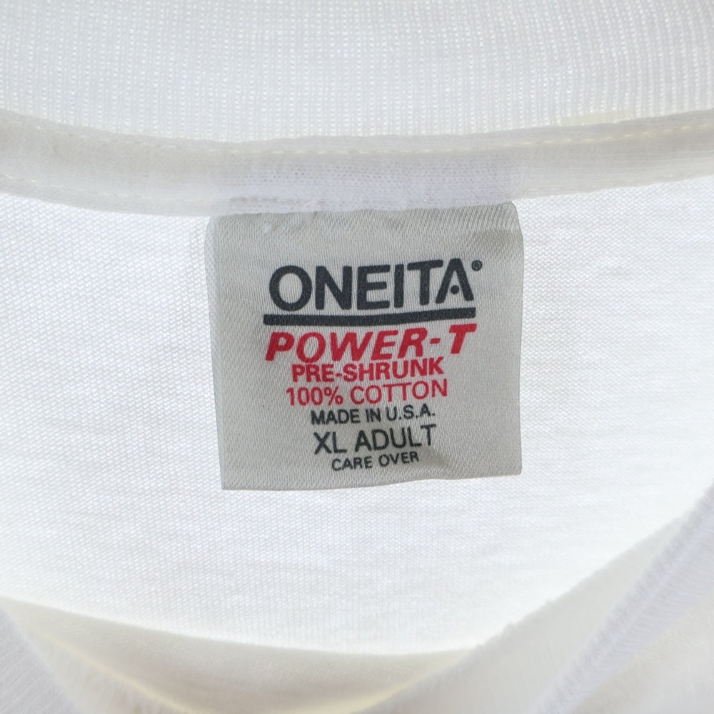 VINTAGE(ヴィンテージ) 90S MARLBORO WILD WEST COWBOY PROMO PRINT TEE マルボロ ワイルドウエスト カウボーイ プリント クルーネック 半袖Tシャツ カットソー ホワイト