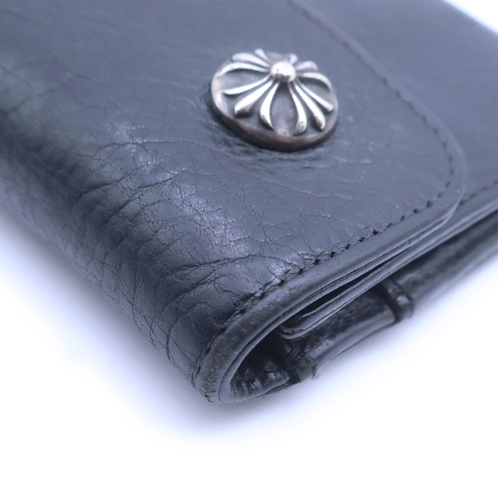 CHROME HEARTS(クロムハーツ) WAVE ウェーブ レザーウォレット 財布 ブラック BCA374