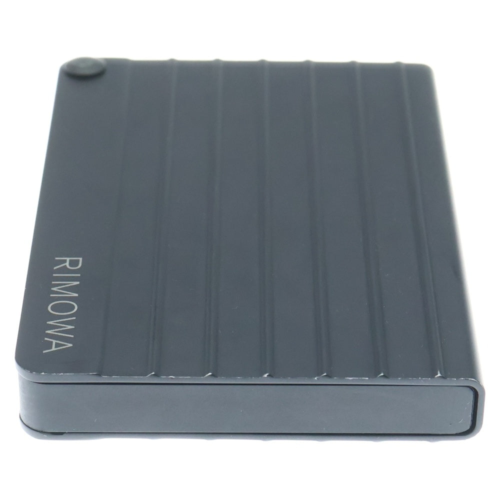 RIMOWA(リモワ) アルミニウム スモールカードホルダー カードケース ブラック レディース