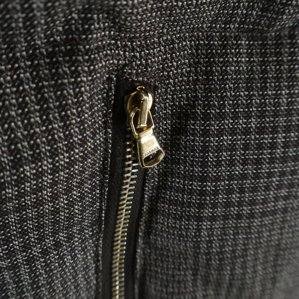 TATRAS(タトラス) ロゴワッペン ファー付き ジップアップ レイヤードダウンベスト レディース グレー LTA-4189