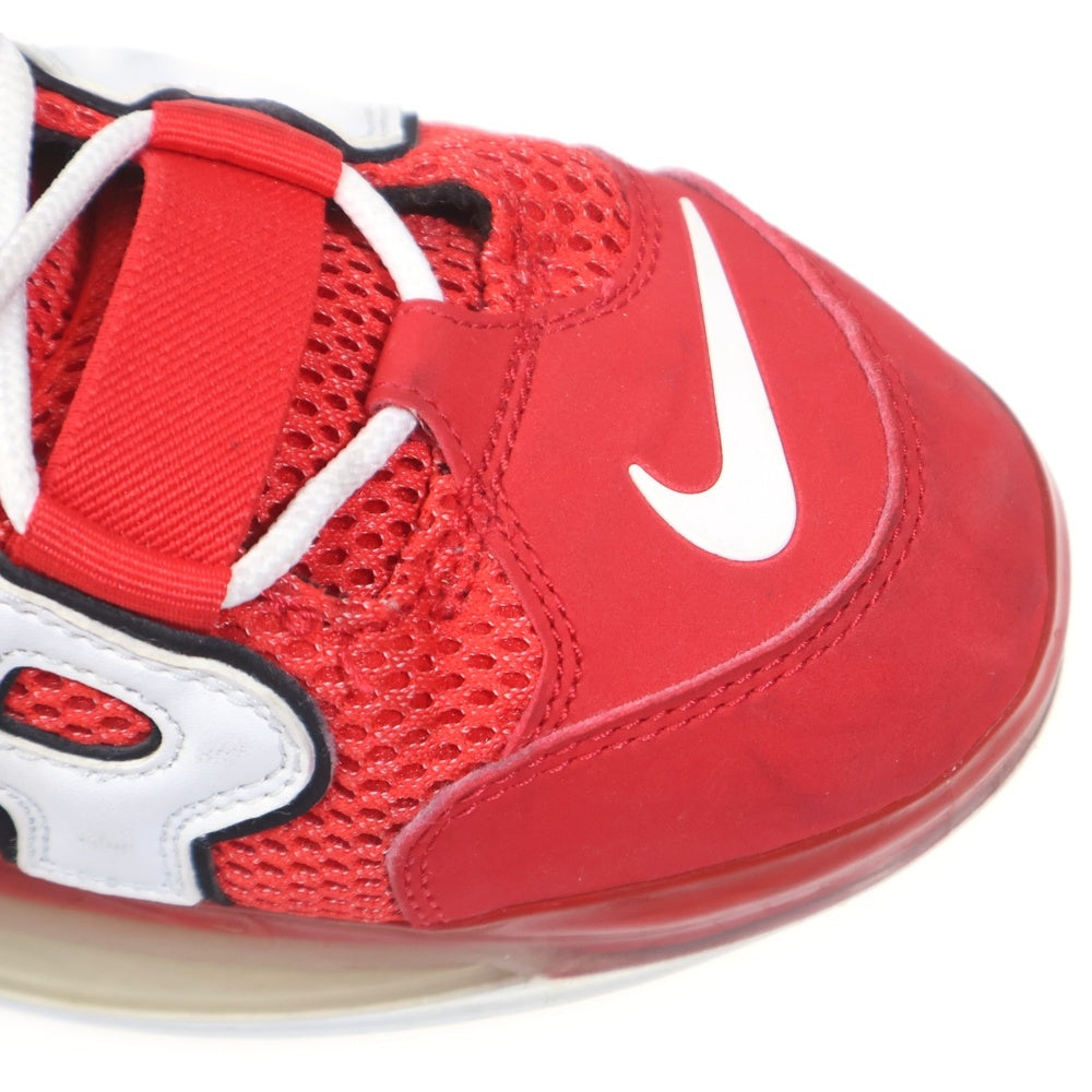NIKE(ナイキ) AIR MORE UPTEMPO 720 UNIVERSITY RED エアモアアップテンポ720 ユニバーシティレッド ハイカットスニーカー レッド/ホワイト US10.5/28.5cm CJ3662-600
