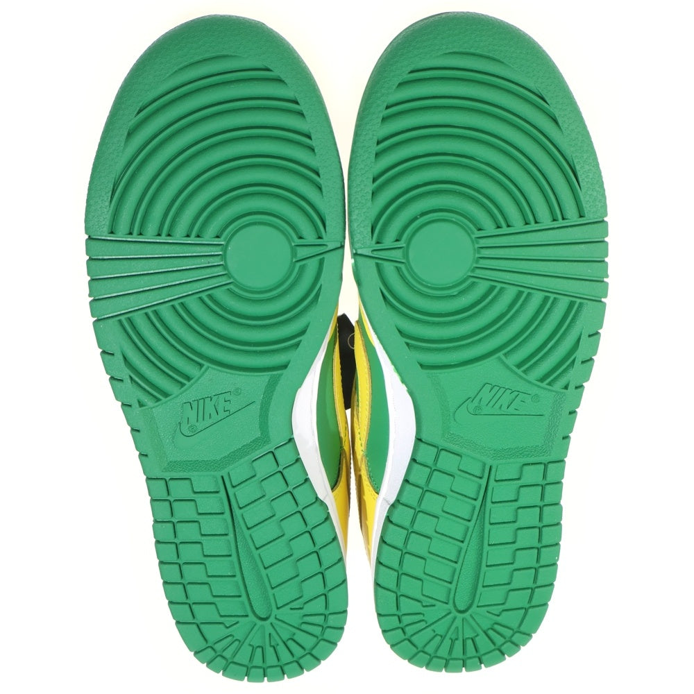NIKE(ナイキ) DUNK LOW REVERSE BRASIL ダンク リバース ブラジル ローカットスニーカー グリーン/イエロー US8.5/26.5cm DV0833-300