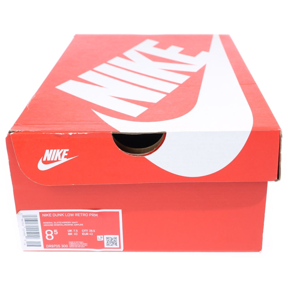 NIKE(ナイキ) DUNK LOW RETRO PREMIUM ダンク ローカットスニーカー ネイビー US8.5/26.5cm DR9705-300