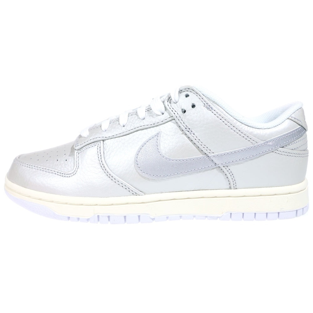 NIKE(ナイキ) DUNK LOW SE METALLIC SiILVER ダンク ローカットスニーカー シルバー US8.5/26.5cm DX3197-095