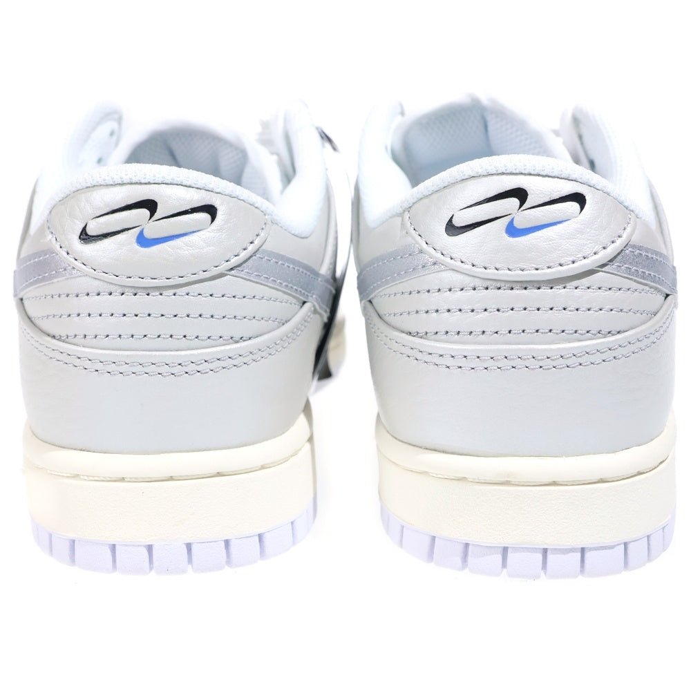 NIKE(ナイキ) DUNK LOW SE METALLIC SiILVER ダンク ローカットスニーカー シルバー US8.5/26.5cm DX3197-095