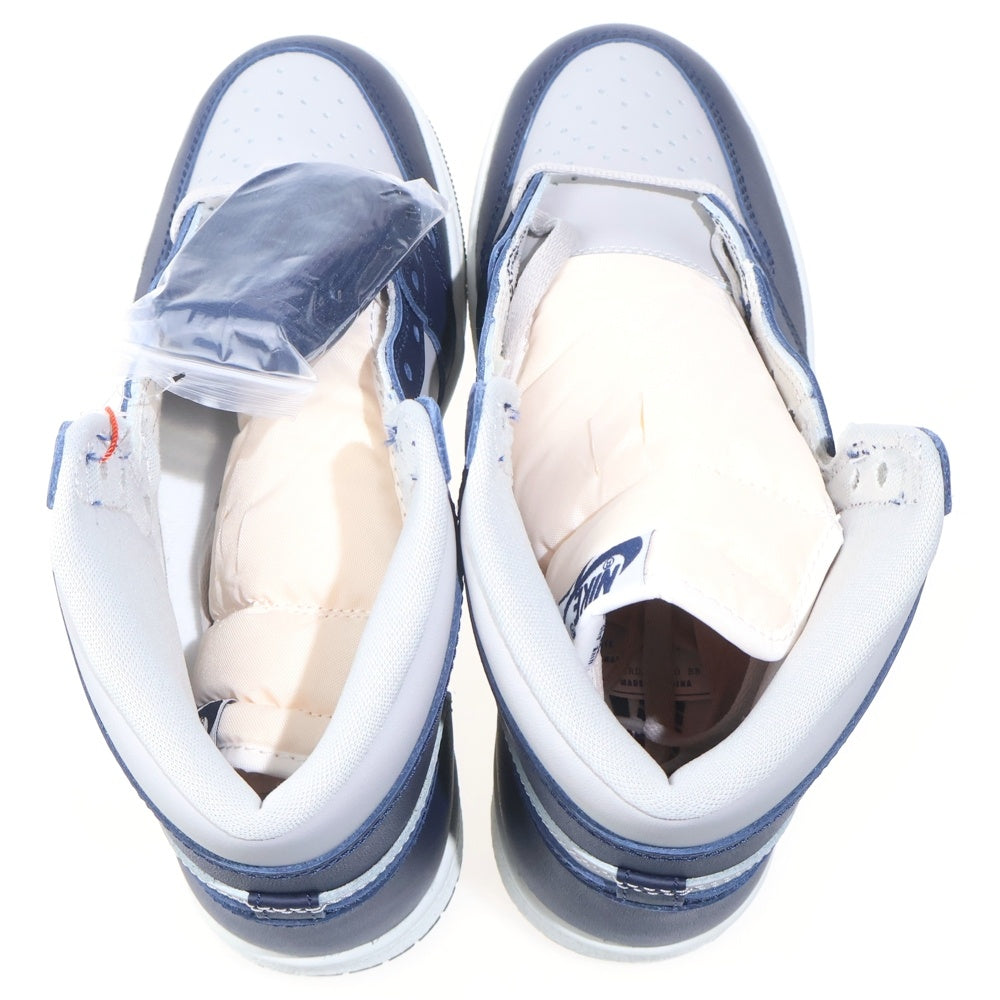 NIKE(ナイキ) AIR JORDAN 1 HIGH 85 GEORGETOWN エアジョーダン1 ジョージタウン ハイカットスニーカー ネイビー/グレー US8.5/26.5cm BQ4422-400