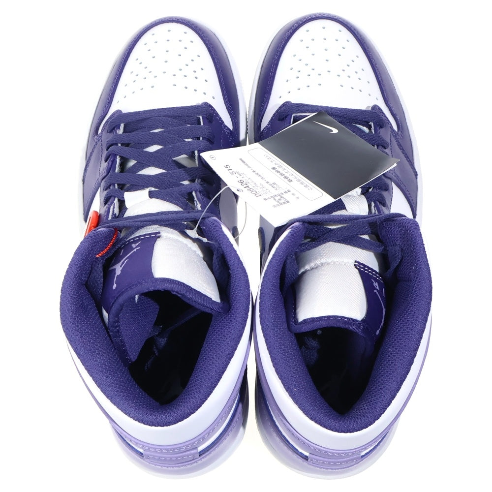 NIKE(ナイキ) AIR JORDAN 1 MID SKY J PURPLE エアジョーダン1 ミッドカットスニーカー スカイパープル ホワイト/パープル US8.5/26.5cm DQ8426-515